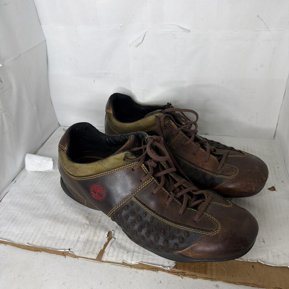 Timberland Leather Smart Comfort Shoes Mens 12 Brown As Pictured